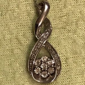 Kay Jeweler Topaz Pendant Sterling Silver